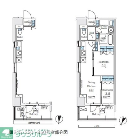 ロイヤルパークス赤羽ノースの物件間取画像